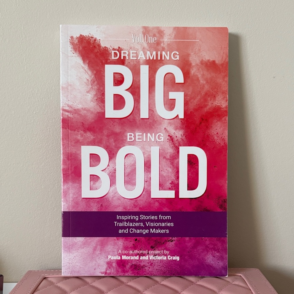 Paperback book Dreaming Big Being Bold Self Help Non fiction Books